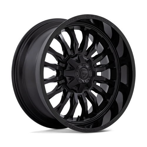 Fuel 1PC | D796 ARC | 22.0x10.00 | 6X135/6X139.7 | -18 | MATTE BLACK W/ GLOSS BLACK LIP