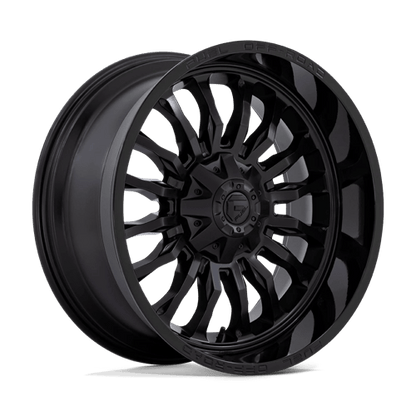 Fuel 1PC | D796 ARC | 22.0x10.00 | 6X135/6X139.7 | -18 | MATTE BLACK W/ GLOSS BLACK LIP