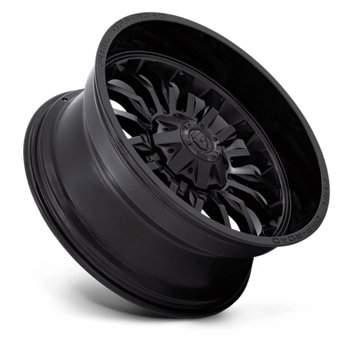 Fuel 1PC | D796 ARC | 22.0x10.00 | 6X135/6X139.7 | -18 | MATTE BLACK W/ GLOSS BLACK LIP