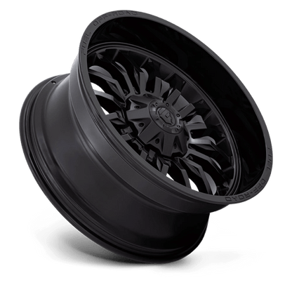 Fuel 1PC | D796 ARC | 22.0x10.00 | 6X135/6X139.7 | -18 | MATTE BLACK W/ GLOSS BLACK LIP