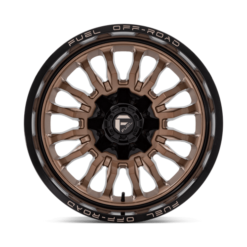 Fuel 1PC | D797 ARC | 20.0x10.00 | 6X135/6X139.7 | -18 | PLATINUM BRONZE W/ BLACK LIP