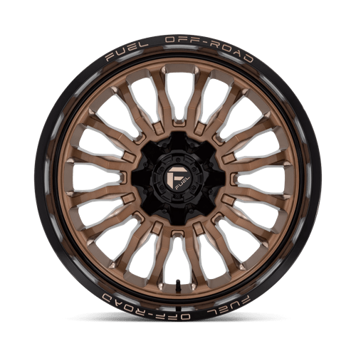 Fuel 1PC | D797 ARC | 22.0x10.00 | 6X135/6X139.7 | -18 | PLATINUM BRONZE W/ BLACK LIP