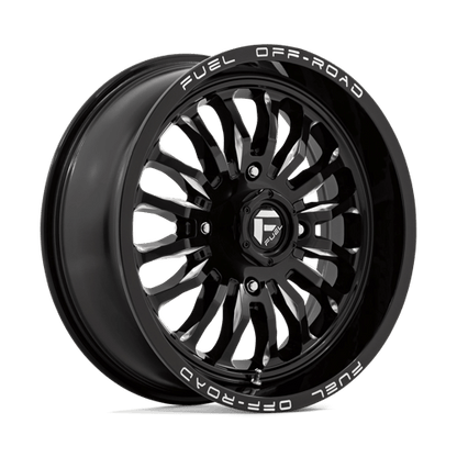 Fuel UTV | D821 ARC UTV | 20.0x7.00 | 4X137 | 13 | GLOSS BLACK MILLED