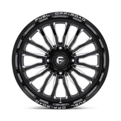 Fuel UTV | D821 ARC UTV | 22.0x7.00 | 4X137 | 13 | GLOSS BLACK MILLED