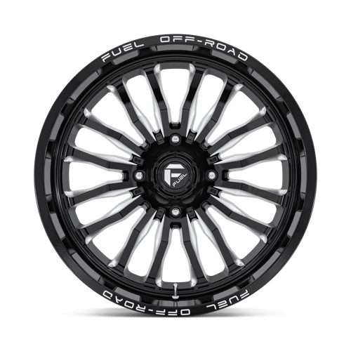 Fuel UTV | D821 ARC UTV | 22.0x7.00 | 4X156 | 13 | GLOSS BLACK MILLED