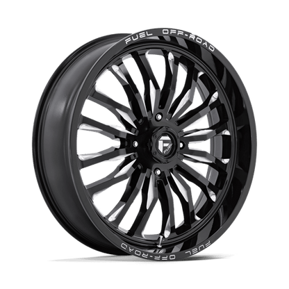 Fuel UTV | D821 ARC UTV | 24.0x7.00 | 4X156 | 13 | GLOSS BLACK MILLED