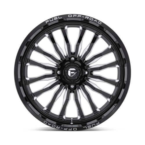Fuel UTV | D821 ARC UTV | 24.0x7.00 | 4X156 | 13 | GLOSS BLACK MILLED