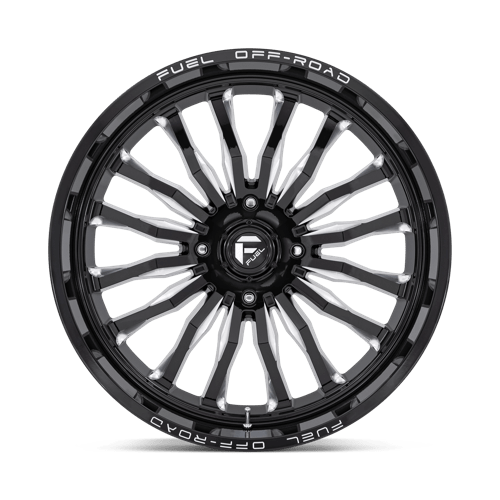 Fuel UTV | D821 ARC UTV | 24.0x7.00 | 4X137 | 13 | GLOSS BLACK MILLED