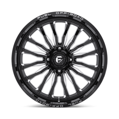 Fuel UTV | D821 ARC UTV | 24.0x7.00 | 4X137 | 13 | GLOSS BLACK MILLED