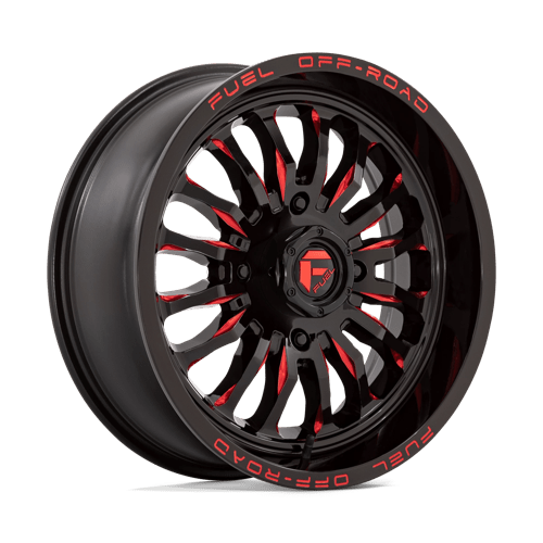 Fuel UTV | D822 ARC UTV | 18.0x7.00 | 4X137 | 13 | GLOSS BLACK MILLED RED