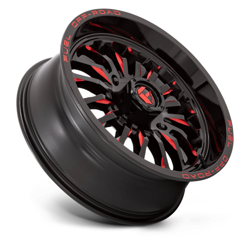 Fuel UTV | D822 ARC UTV | 18.0x7.00 | 4X137 | 13 | GLOSS BLACK MILLED RED