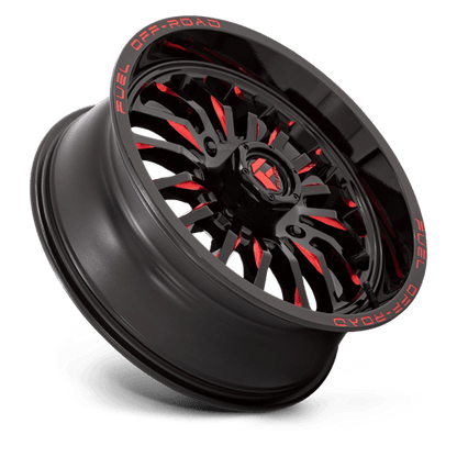 Fuel UTV | D822 ARC UTV | 18.0x7.00 | 4X137 | 13 | GLOSS BLACK MILLED RED