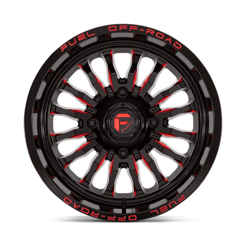 Fuel UTV | D822 ARC UTV | 18.0x7.00 | 4X137 | 13 | GLOSS BLACK MILLED RED