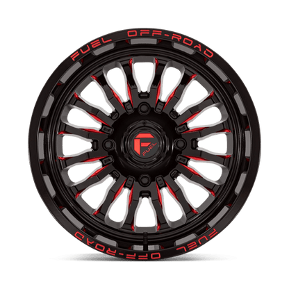 Fuel UTV | D822 ARC UTV | 18.0x7.00 | 4X137 | 13 | GLOSS BLACK MILLED RED