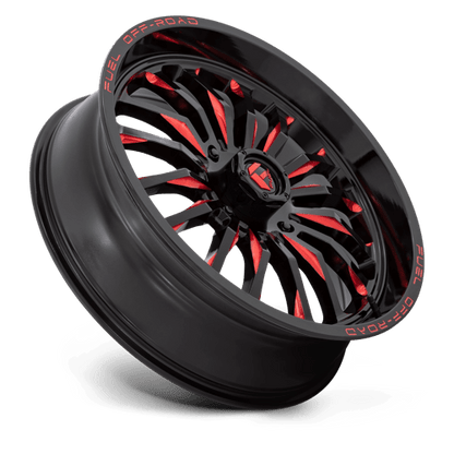 Fuel UTV | D822 ARC UTV | 22.0x7.00 | 4X137 | 13 | GLOSS BLACK MILLED RED