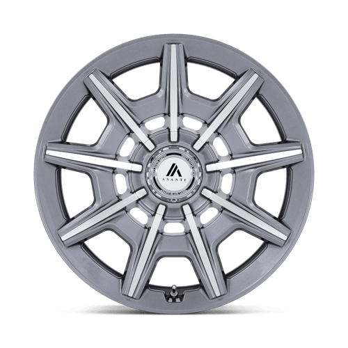 Asanti Black | AB041 ESQUIRE | 20.0x10.50 | 5X112/5X114.3 | 40 | GLOSS ANTHRACITE BRIGHT MACH