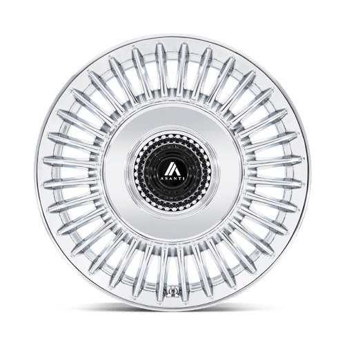 Asanti Black | AB040 TIARA | 22.0x9.00 | 5X112/5X120 | 27 | CHROME