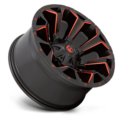 Fuel 1PC | D787 ASSAULT | 18.0x9.00 | 6X135/6X139.7 | 19 | MATTE BLACK RED MILLED