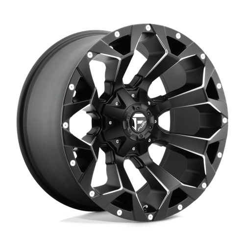 Fuel 1PC | D546 ASSAULT | 20.0x10.00 | 6X135/6X139.7 | -18 | MATTE BLACK MILLED