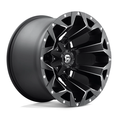 Fuel 1PC | D546 ASSAULT | 20.0x12.00 | 6X135/6X139.7 | -43 | MATTE BLACK MILLED