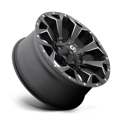 Fuel 1PC | D546 ASSAULT | 20.0x9.00 | 6X135/6X139.7 | 20 | MATTE BLACK MILLED