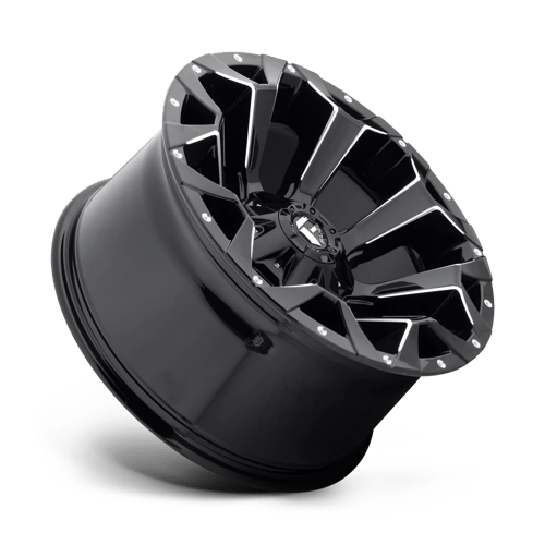 Fuel 1PC | D576 ASSAULT | 18.0x9.00 | 6X135/6X139.7 | 1 | GLOSS BLACK MILLED