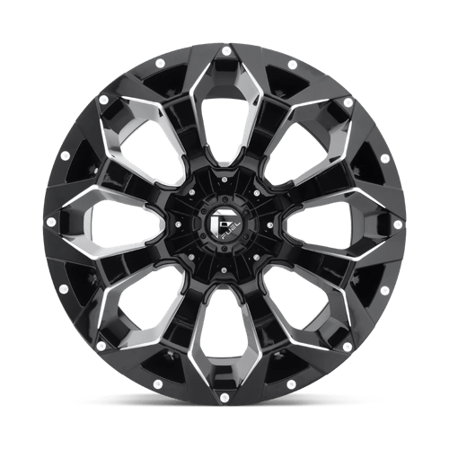 Fuel 1PC | D576 ASSAULT | 20.0x9.00 | 5X139.7/5X150 | 1 | GLOSS BLACK MILLED
