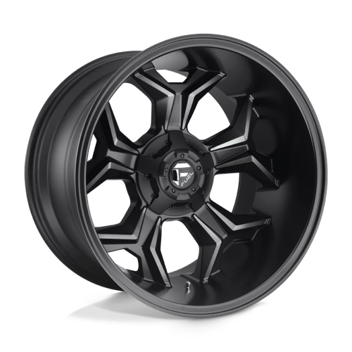 Fuel 1PC | D605 AVENGER | 20.0x12.00 | 6X135/6X139.7 | -44 | MATTE BLACK DOUBLE DARK TINT