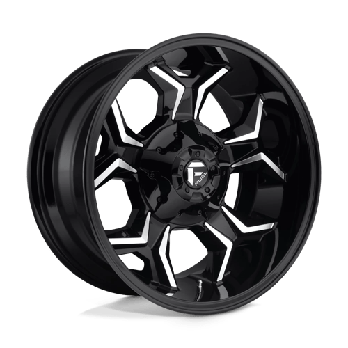 Fuel 1PC | D606 AVENGER | 20.0x10.00 | 8X165.1 | -18 | GLOSS BLACK MILLED