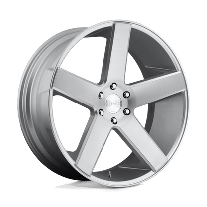 DUB 1PC | S218 BALLER | 24.0x10.00 | 6X139.7 | 19 | GLOSS SILVER BRUSHED