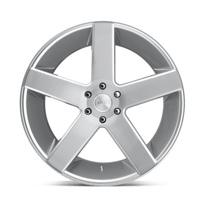 DUB 1PC | S218 BALLER | 24.0x10.00 | 6X139.7 | 19 | GLOSS SILVER BRUSHED