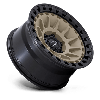 Black Rhino Hard Alloys | BARRAGE | 17.0x8.50 | 5X127 | -10 | DESERT SAND ON MATTE BLACK