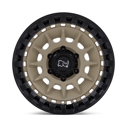 Black Rhino Hard Alloys | BARRAGE | 17.0x8.50 | 5X127 | -10 | DESERT SAND ON MATTE BLACK