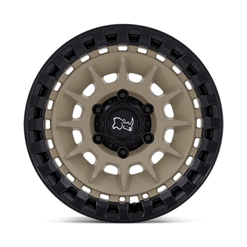 Black Rhino Hard Alloys | BARRAGE | 17.0x8.50 | 6X139.7 | -10 | DESERT SAND ON MATTE BLACK