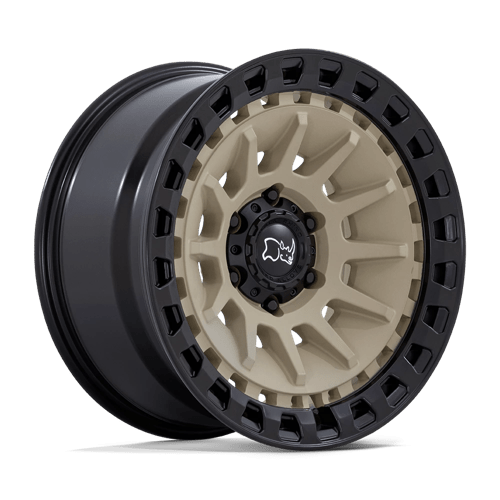 Black Rhino Hard Alloys | BARRAGE | 18.0x9.00 | 5X127 | 0 | DESERT SAND ON MATTE BLACK
