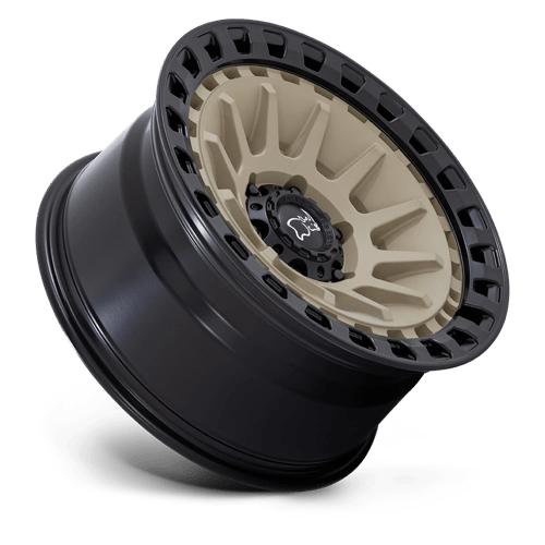 Black Rhino Hard Alloys | BARRAGE | 18.0x9.00 | 5X127 | 0 | DESERT SAND ON MATTE BLACK