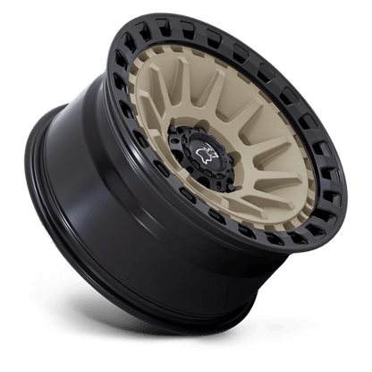 Black Rhino Hard Alloys | BARRAGE | 18.0x9.00 | 5X127 | 0 | DESERT SAND ON MATTE BLACK