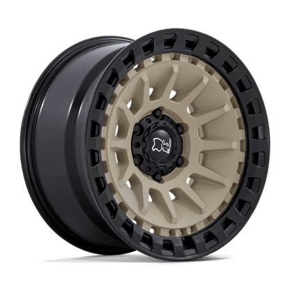 Black Rhino Hard Alloys | BARRAGE | 18.0x9.00 | 6X139.7 | 0 | DESERT SAND ON MATTE BLACK