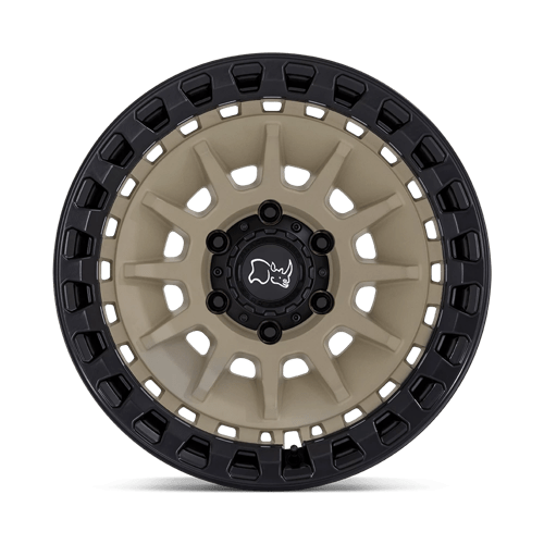 Black Rhino Hard Alloys | BARRAGE | 18.0x9.00 | 6X139.7 | 0 | DESERT SAND ON MATTE BLACK