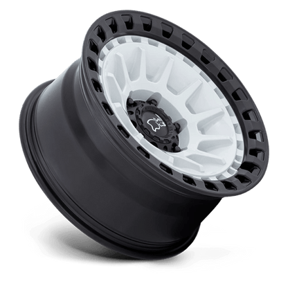 Black Rhino Hard Alloys | BARRAGE | 17.0x8.50 | 6X135 | -10 | GLOSS WHITE ON MATTE BLACK
