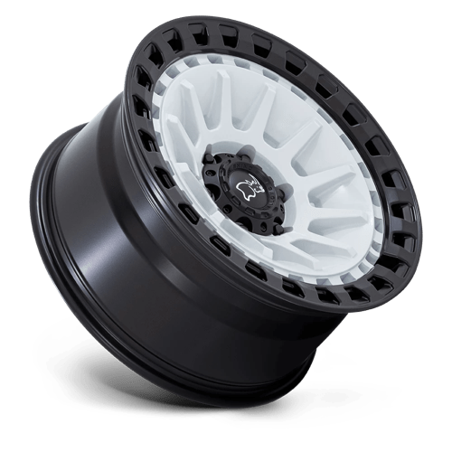 Black Rhino Hard Alloys | BARRAGE | 18.0x9.00 | 5X127 | 0 | GLOSS WHITE ON MATTE BLACK