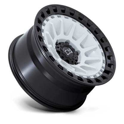 Black Rhino Hard Alloys | BARRAGE | 18.0x9.00 | 5X127 | 0 | GLOSS WHITE ON MATTE BLACK