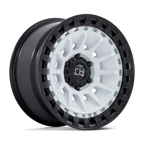 Black Rhino Hard Alloys | BARRAGE | 18.0x9.00 | 6X135 | 0 | GLOSS WHITE ON MATTE BLACK