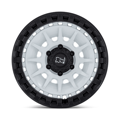 Black Rhino Hard Alloys | BARRAGE | 18.0x9.00 | 6X135 | 0 | GLOSS WHITE ON MATTE BLACK