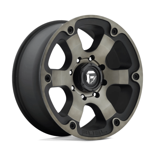 Fuel 1PC | D564 BEAST | 20.0x9.00 | 8X180 | 1 | MATTE BLACK DOUBLE DARK TINT