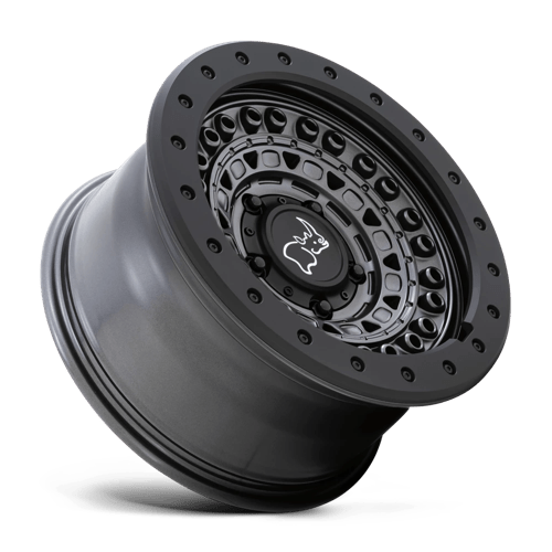 Black Rhino Hard Alloys | BARRICADE | 20.0x9.00 | 5X127 | -18 | GUN BLACK W/ BLACK ROCK GUARD