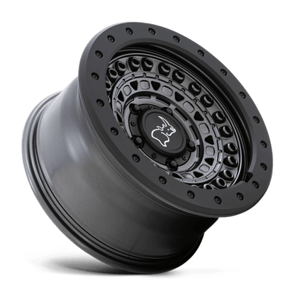 Black Rhino Hard Alloys | BARRICADE | 20.0x9.00 | 5X127 | -18 | GUN BLACK W/ BLACK ROCK GUARD