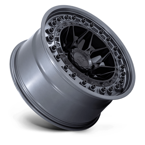Black Rhino Hard Alloys | ALPHA | 18.0x9.00 | 5X127 | 20 | MATTE BLACK W/ GUNMETAL LIP