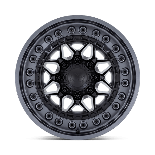 Black Rhino Hard Alloys | ALPHA | 17.0x9.00 | 6X139.7 | 0 | MATTE BLACK W/ GUNMETAL LIP