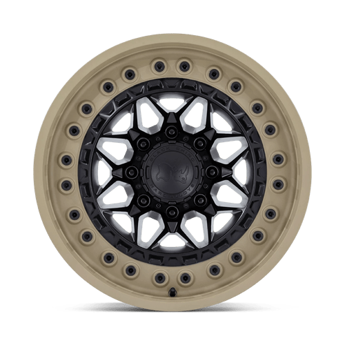 Black Rhino Hard Alloys | ALPHA | 18.0x9.00 | 6X139.7 | 0 | MATTE BLACK W/ SAND LIP